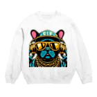 papi&biaのラッパーフレンチブルドッグ Crew Neck Sweatshirt