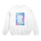 hiyori-art-のサブカルくまちゃん Crew Neck Sweatshirt