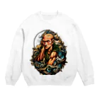 海坊主の私のキャラクターの海坊主だ！ Crew Neck Sweatshirt