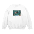 Melia-wizard-cのハートフルドルフィン Crew Neck Sweatshirt