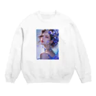 AQUAMETAVERSEのブルーの宝石を身につけて　ラフルール　1859 Crew Neck Sweatshirt