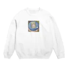 DIMDIMの脳内ショップのうるうるな眼の可愛い女の子 Crew Neck Sweatshirt