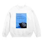 mirinconixの俳句/古池や 蛙飛び込む 水の音 Crew Neck Sweatshirt