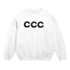 mokumoのランドルト環 Crew Neck Sweatshirt