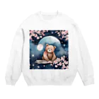 星降る夜にのsakura_bear Crew Neck Sweatshirt