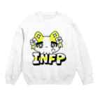 ムラサキゲジゲジのオンラインショップの16性格タコちゃんず INFP Crew Neck Sweatshirt