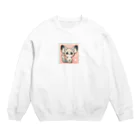 ゆうちゃんNFTいいねの耳長フェネックちゃん21 Crew Neck Sweatshirt