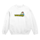 トトラベル - TOTORAVELのスウェット / 全4色（フロントイラスト+文字ロゴ） Crew Neck Sweatshirt