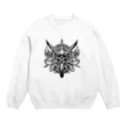 shime_savaの機械仕掛けの髑髏 Crew Neck Sweatshirt