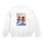 AQUAMETAVERSEの仲良くしようね　ラフルール　1859 Crew Neck Sweatshirt