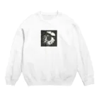 飯塚 iizukaのふかふかの丸いアスファルト Crew Neck Sweatshirt