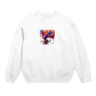 greenartのhappy ADHD Crew Neck Sweatshirt