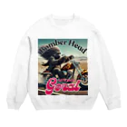 Donky Goriのボンバーヘッド1 Crew Neck Sweatshirt