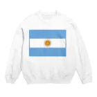 お絵かき屋さんのアルゼンチンの国旗 Crew Neck Sweatshirt