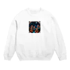 Makurahaの未来を切り拓く子供たち Crew Neck Sweatshirt