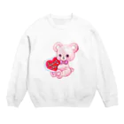 Sweet*Dewのくまちゃん Crew Neck Sweatshirt