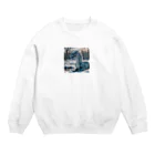 幻想都市の氷のドラゴン Crew Neck Sweatshirt