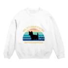 dreamy-designのわんちゃん　ヨークシャテリア Crew Neck Sweatshirt