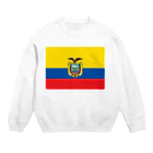 お絵かき屋さんのエクアドルの国旗 Crew Neck Sweatshirt