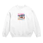 Chama's shopのビーチアニマル Crew Neck Sweatshirt