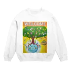 yoko-art-121のwelcome Crew Neck Sweatshirt