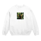 majimeの蝉の幼虫 Crew Neck Sweatshirt