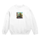 二宮大輔のカエルライダー4兄弟　長男　マッテオ Crew Neck Sweatshirt