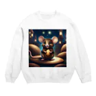 apWK5Yg8のネズミーファアンタジア Crew Neck Sweatshirt