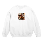 アミュペンの香り高いコーヒーの贅沢コンビネーション✨ Crew Neck Sweatshirt