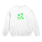 prosperity-1のオオイヌノフグリ Crew Neck Sweatshirt