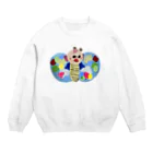 harukou_☆のちょうちょ Crew Neck Sweatshirt