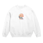 アミュペンの可愛らしい赤ちゃん、笑顔🎵 Crew Neck Sweatshirt