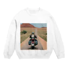 the blue seasonの無限の地平線へ向けて Crew Neck Sweatshirt