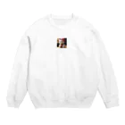 skapon256のもふもふ猫ちゃん Crew Neck Sweatshirt