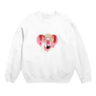 りかのほんのりメンヘラ女の子 Crew Neck Sweatshirt