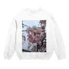 umejirouのさくら満開 Crew Neck Sweatshirt