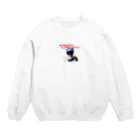 おじさんのポットの正義の味方！少年オヤジン Crew Neck Sweatshirt