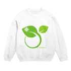 はる_社務所の新緑 Crew Neck Sweatshirt