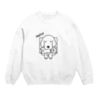 efrinmanのハロー！線画 Crew Neck Sweatshirt