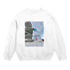 Nekoneko_fox56の浄土ヶ浜のラムネ Crew Neck Sweatshirt