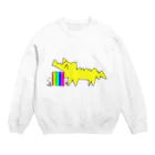 うんぽこ☆ピーナッツのゲロワンワン Crew Neck Sweatshirt