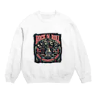 ロック堂のロックンロール Crew Neck Sweatshirt