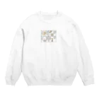 淡路梅薫堂の花まつりお釈迦さまの誕生日 Crew Neck Sweatshirt