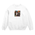 YUYUYのネコちゃん Crew Neck Sweatshirt