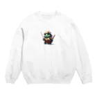 dai-k_1977のかわいい亀侍 Crew Neck Sweatshirt