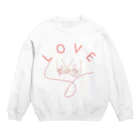 OKINAWANDAAAのLOVE Crew Neck Sweatshirt