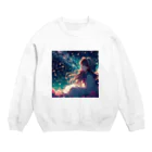 ペン太の星降る夜に君を待つ、、、。 Crew Neck Sweatshirt