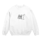 hetaTのhetaTびじん Crew Neck Sweatshirt