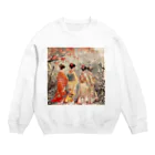 AQUAMETAVERSEの優雅な花見桜の花満開　なでしこ1478 Crew Neck Sweatshirt