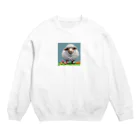 a2n2の平和な草原で羊がひつじ年を楽しんでいます Crew Neck Sweatshirt